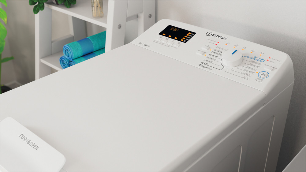6 kg Indesit BTW S6230P IT//N lavatrice a carica dallalto a libera installazione A+++-10/%